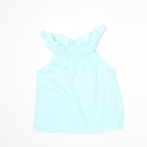 H&M Girls Blue   Basic Tank Size 6-7 Years