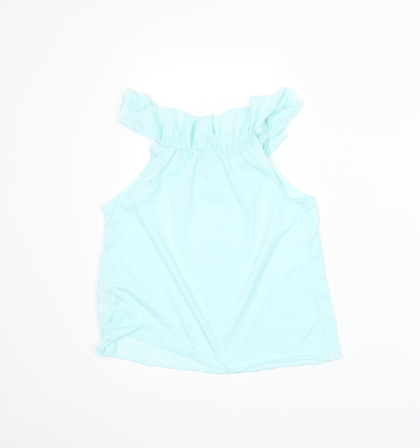 H&M Girls Blue   Basic Tank Size 6-7 Years