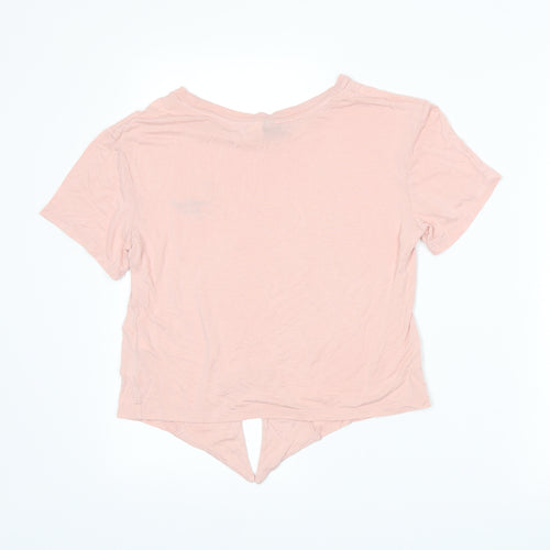 Divided by H&M Womens Pink   Basic T-Shirt Size S