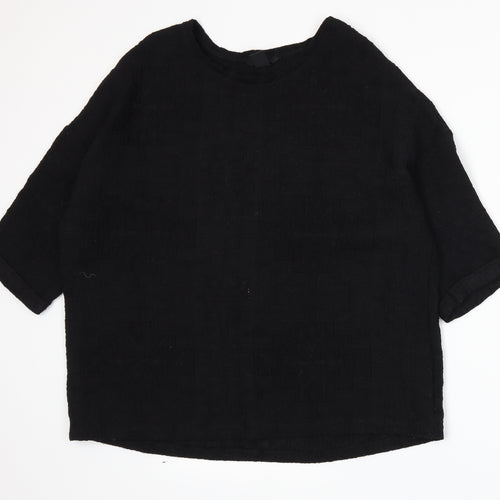 H&M Womens Black   Basic T-Shirt Size M