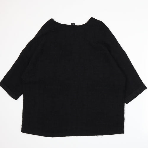 H&M Womens Black   Basic T-Shirt Size M