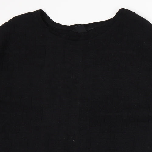 H&M Womens Black   Basic T-Shirt Size M