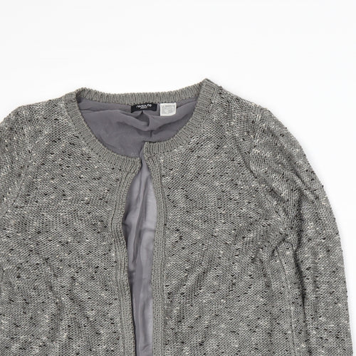 Redoute Womens Grey  Knit Cardigan Jumper Size L