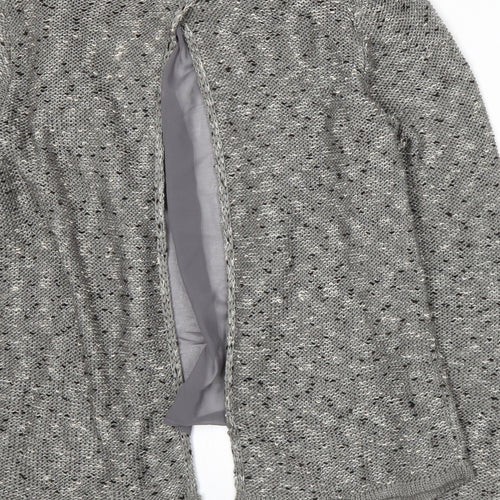 Redoute Womens Grey  Knit Cardigan Jumper Size L