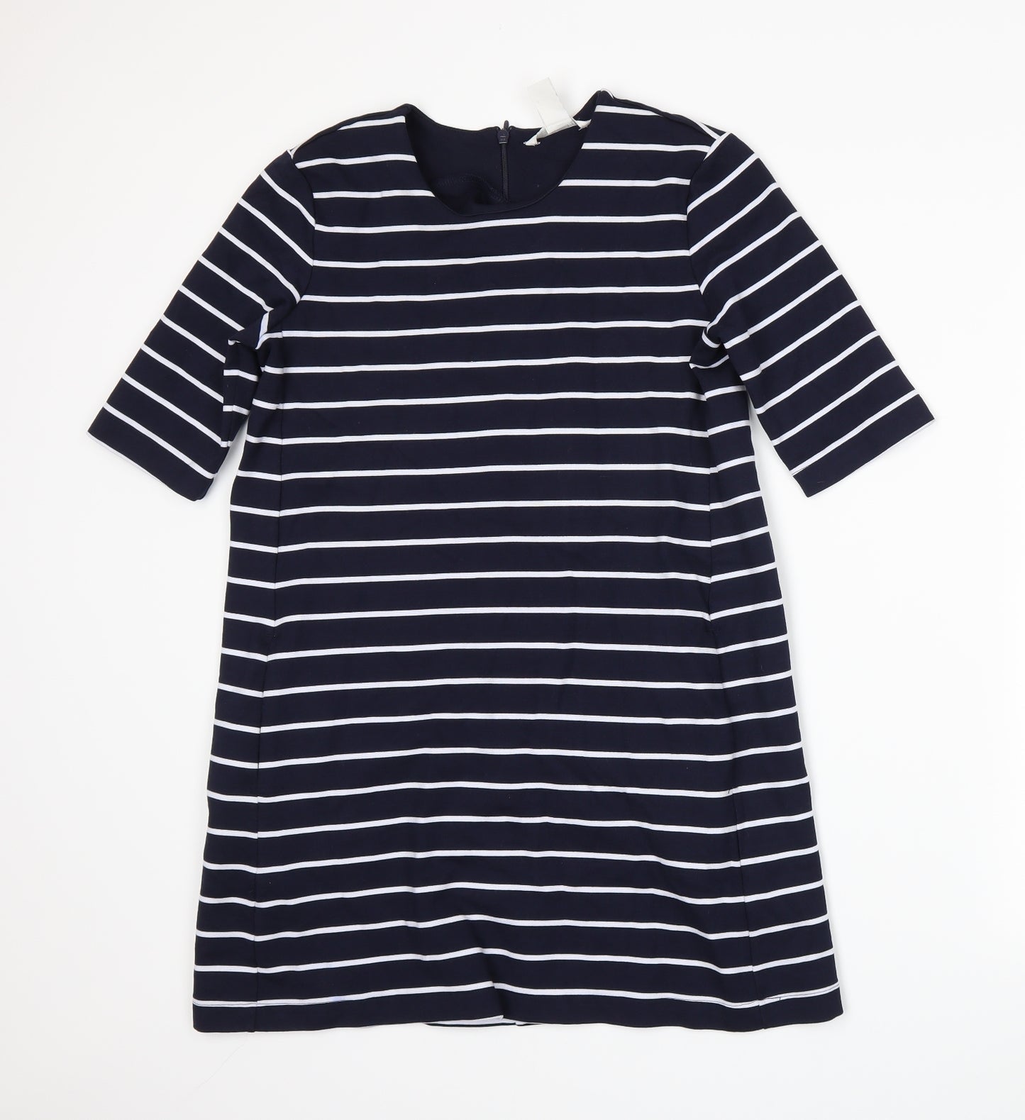 H&M Womens Blue Striped  A-Line  Size S