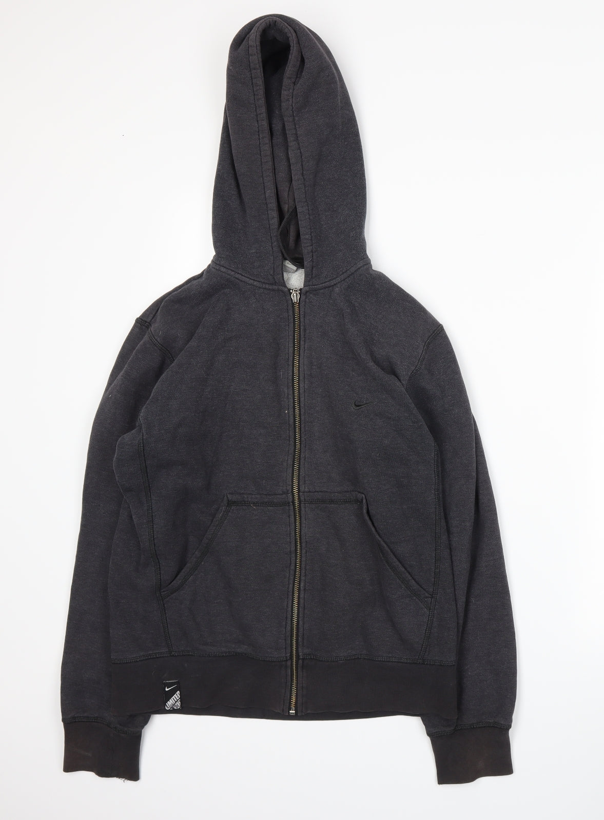 Nike Mens Grey   Full Zip Hoodie Size S