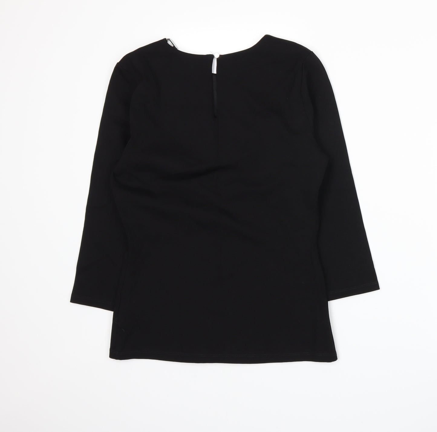 Julien Macdonald Womens Black   Basic T-Shirt Size 12