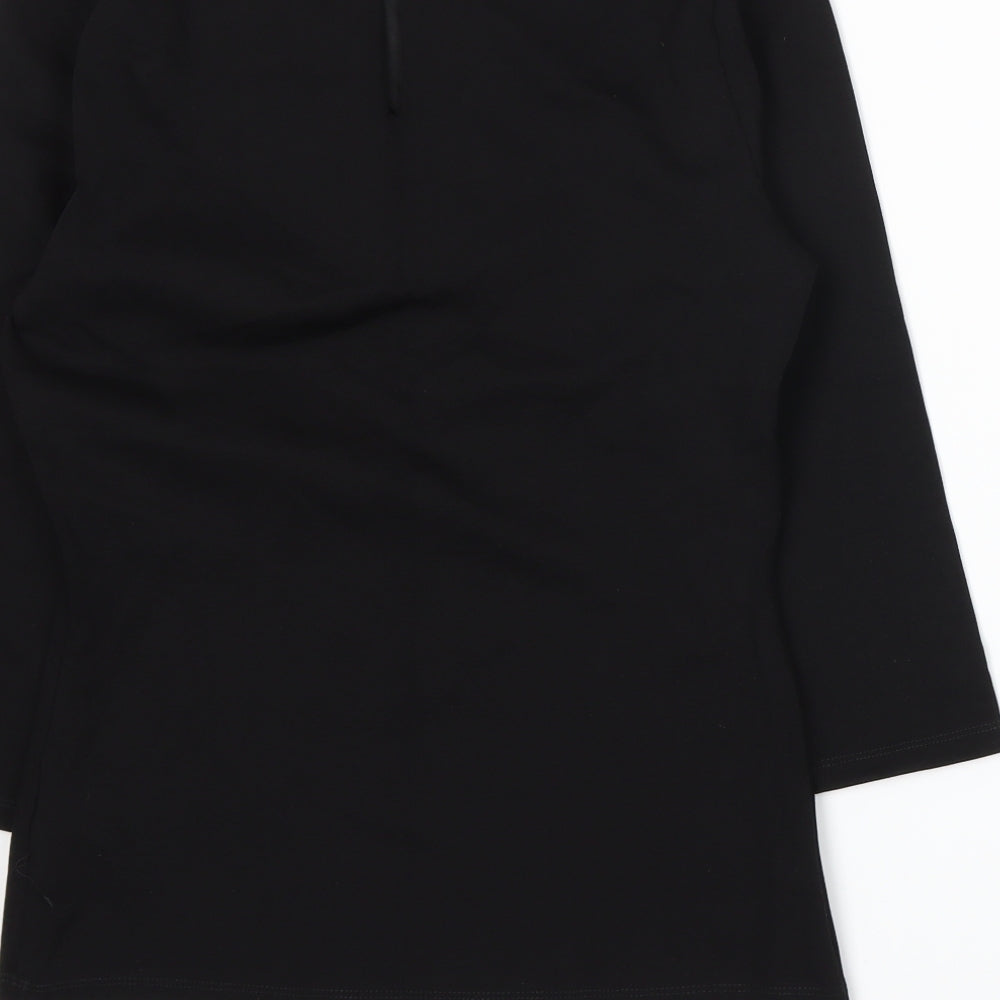 Julien Macdonald Womens Black   Basic T-Shirt Size 12