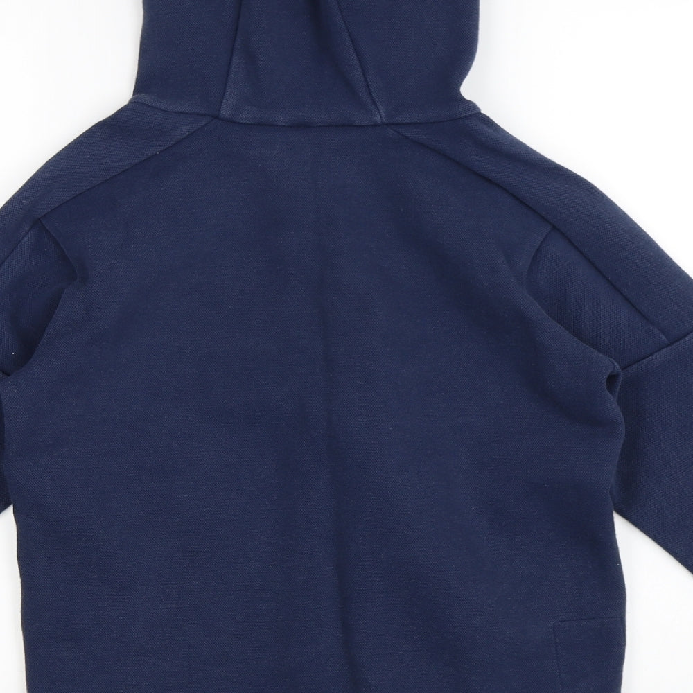 adidas Boys Blue   Full Zip Hoodie Size 11-12 Years