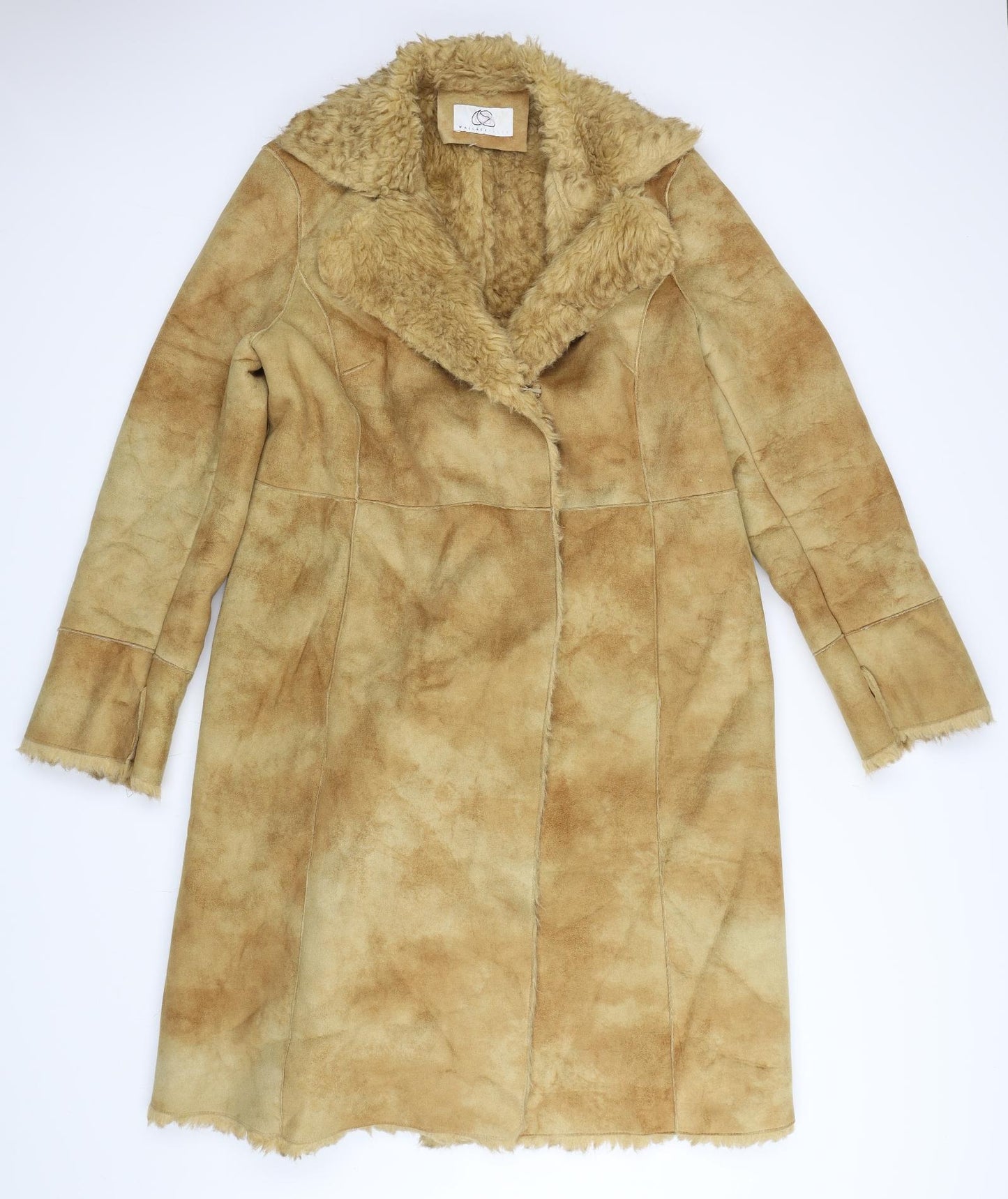 Wallace Sacks Womens Brown   Trench Coat Coat Size 42