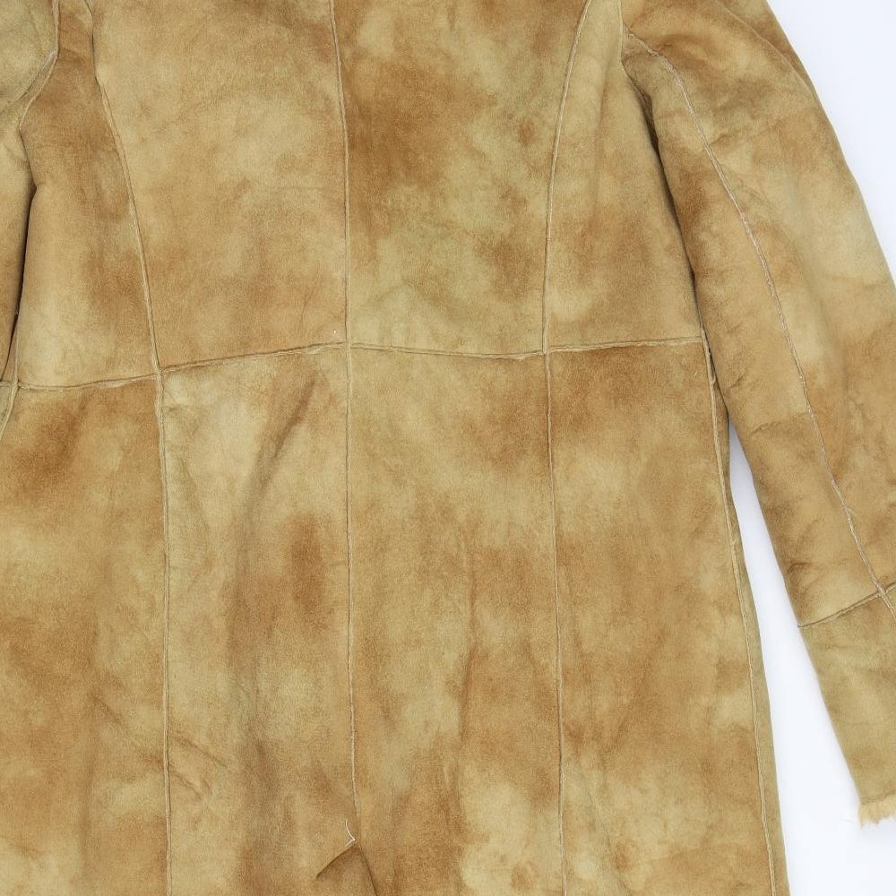Wallace Sacks Womens Brown   Trench Coat Coat Size 42
