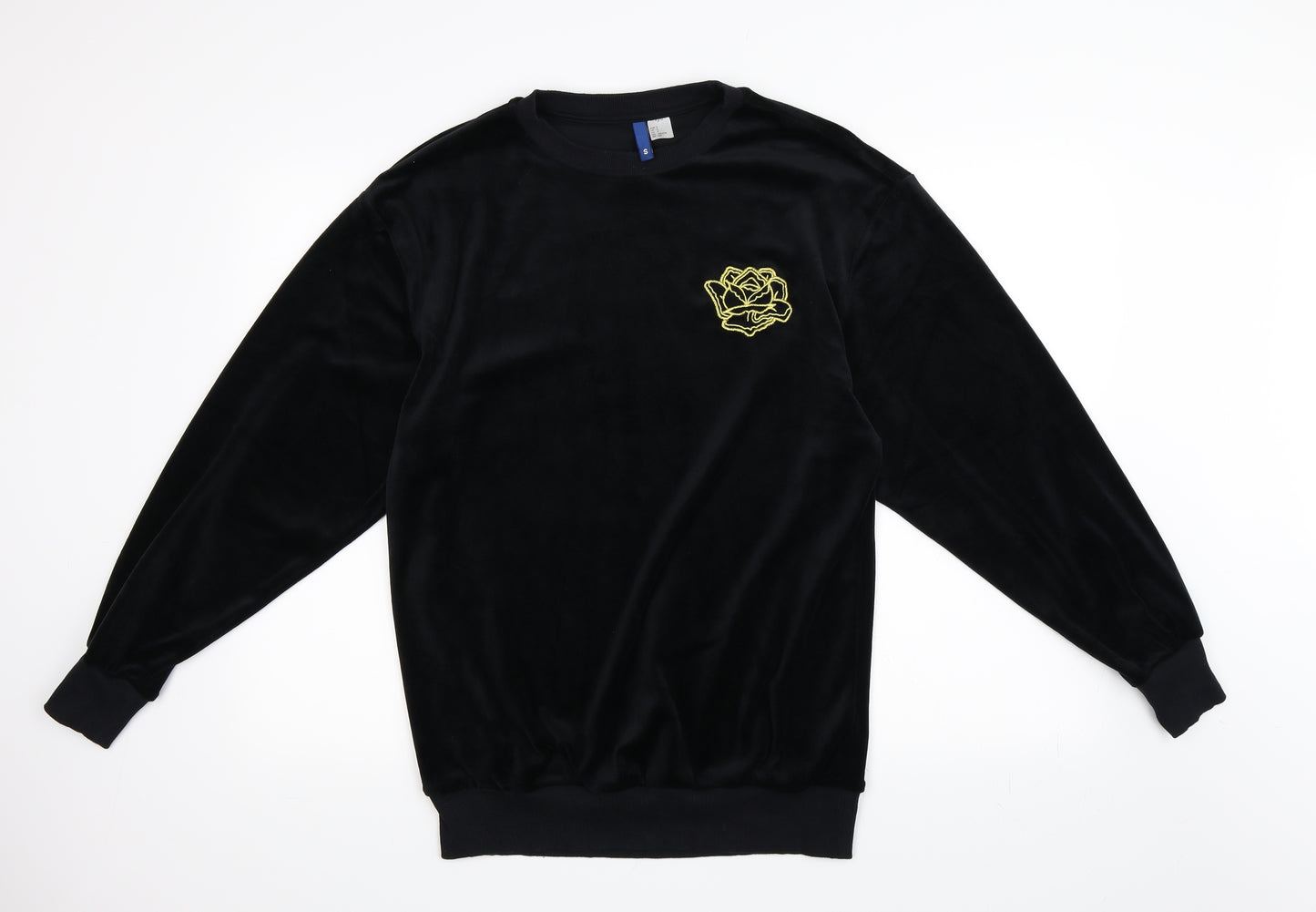 H&M Womens Black   Pullover Sweatshirt Size S
