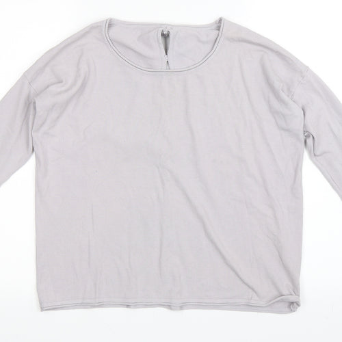 Missun  Womens Grey   Pullover Jumper Size S