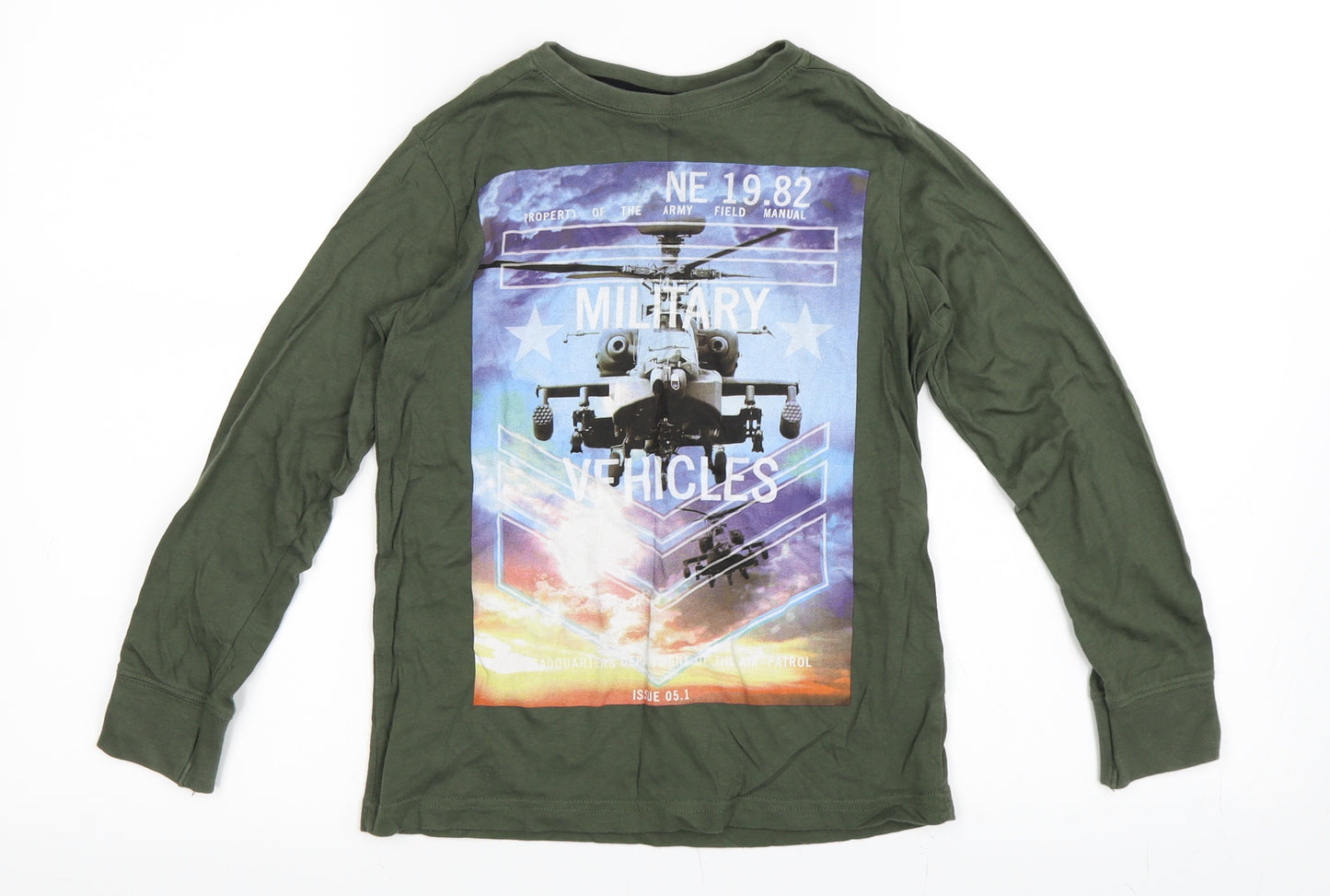 NEXT Boys Green   Basic T-Shirt Size 8 Years