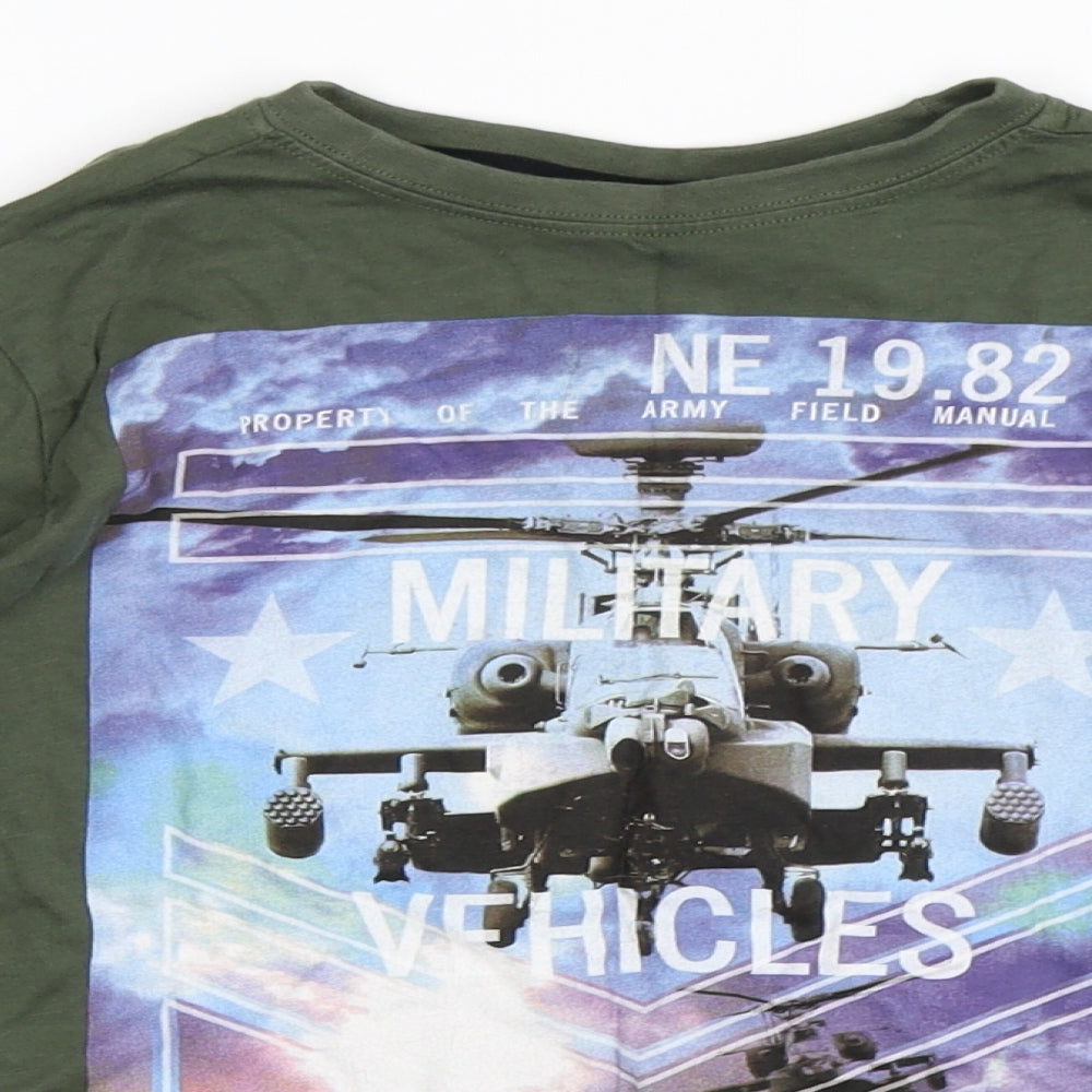 NEXT Boys Green   Basic T-Shirt Size 8 Years