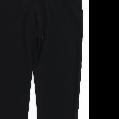 F&F Womens Black   Cropped Trousers Size 12 L21 in
