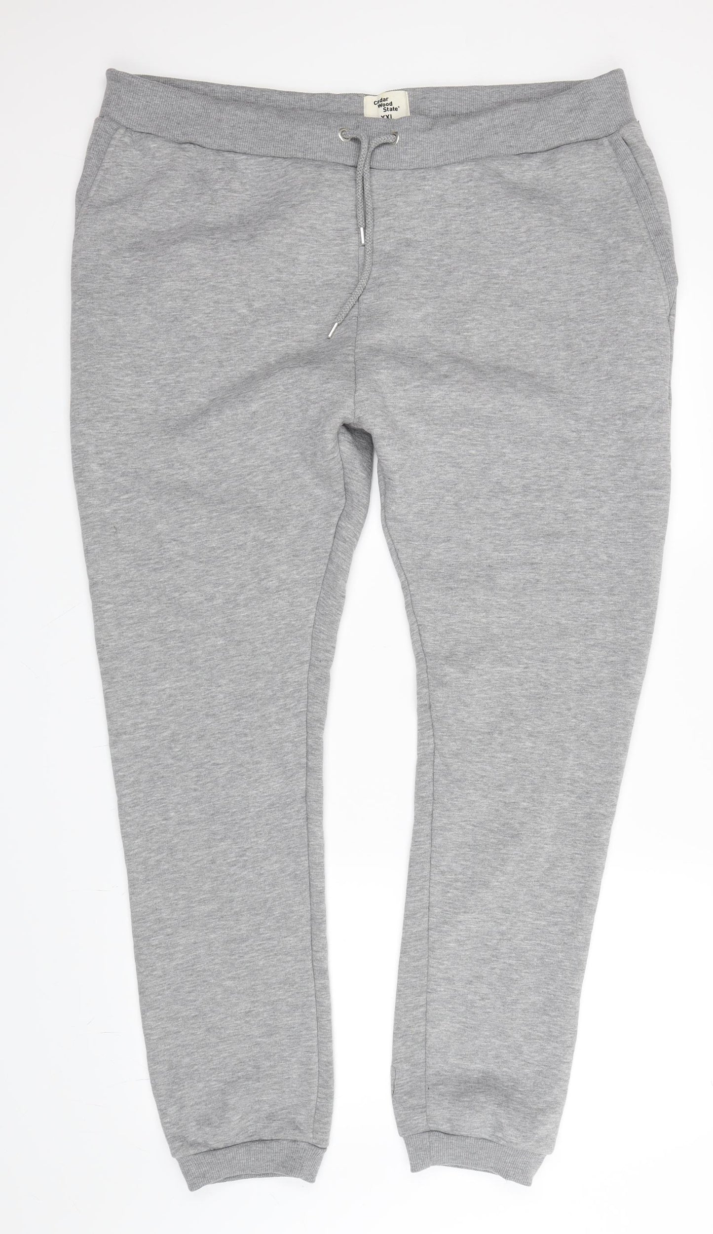 Cedar Wood State Mens Grey   Jogger Trousers Size 2XL L31 in