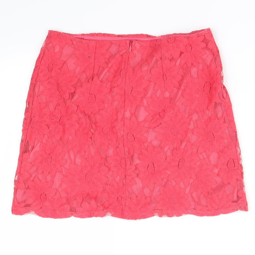New Look  Womens Pink   Mini Skirt Size 10