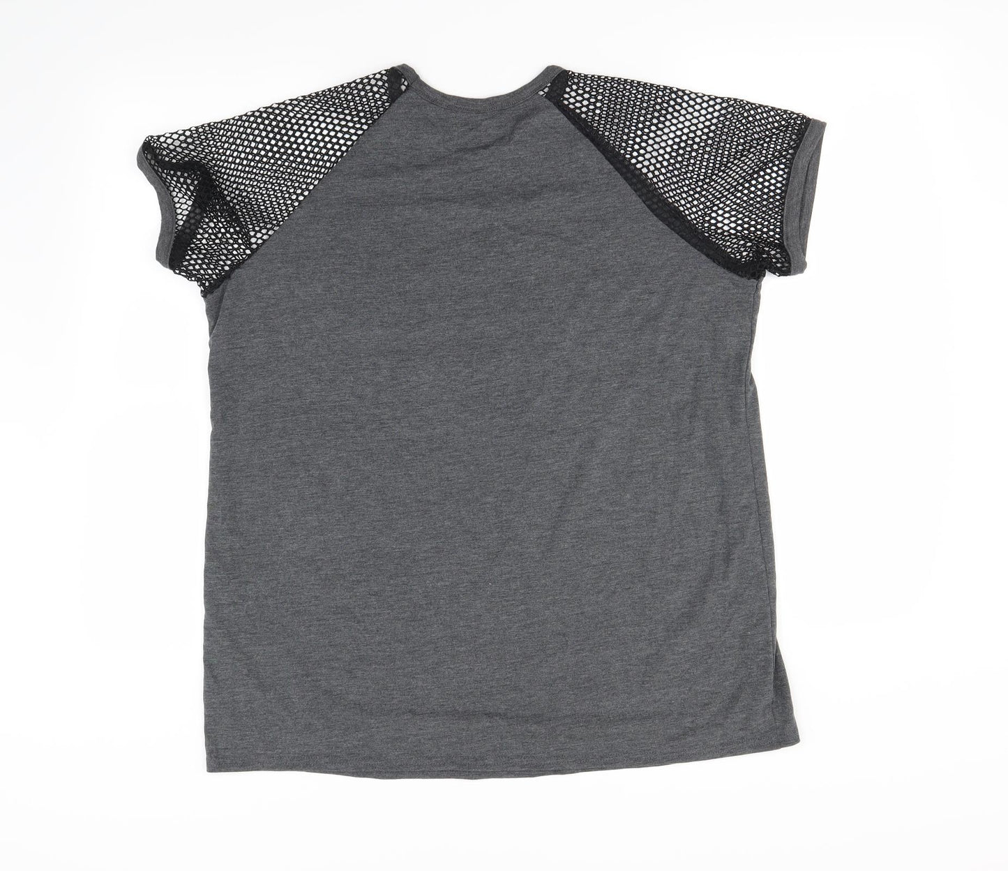 Yours Womens Black   Basic T-Shirt Size 16