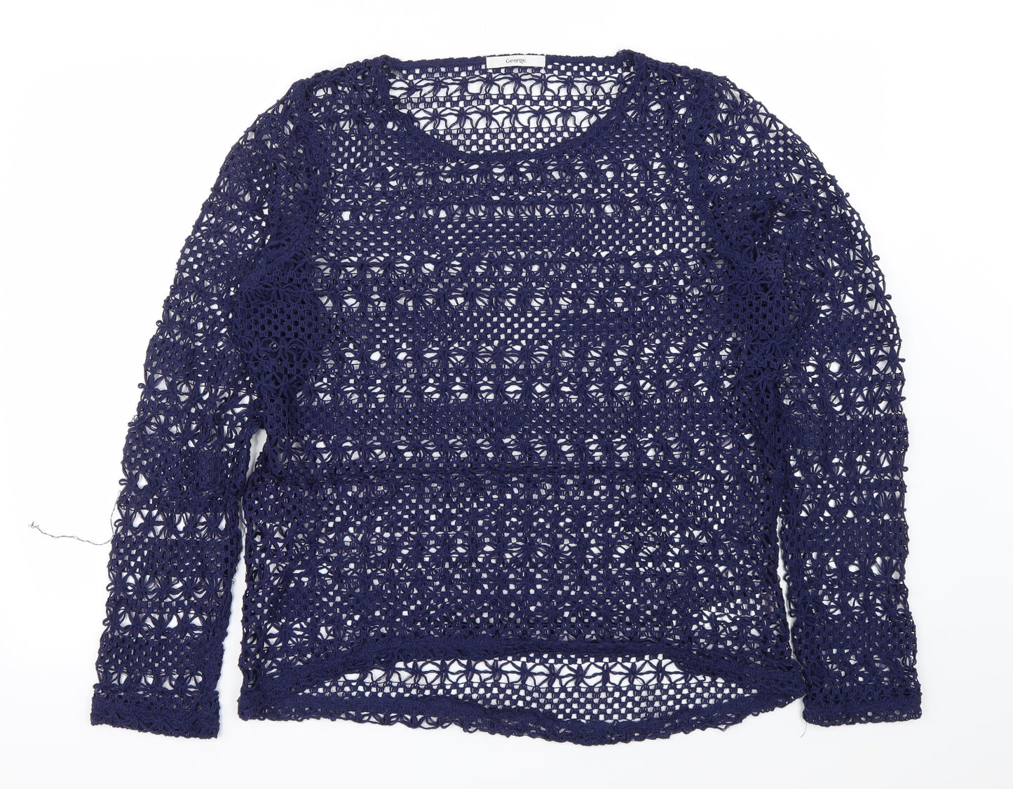 George Womens Blue   Pullover Jumper Size 12