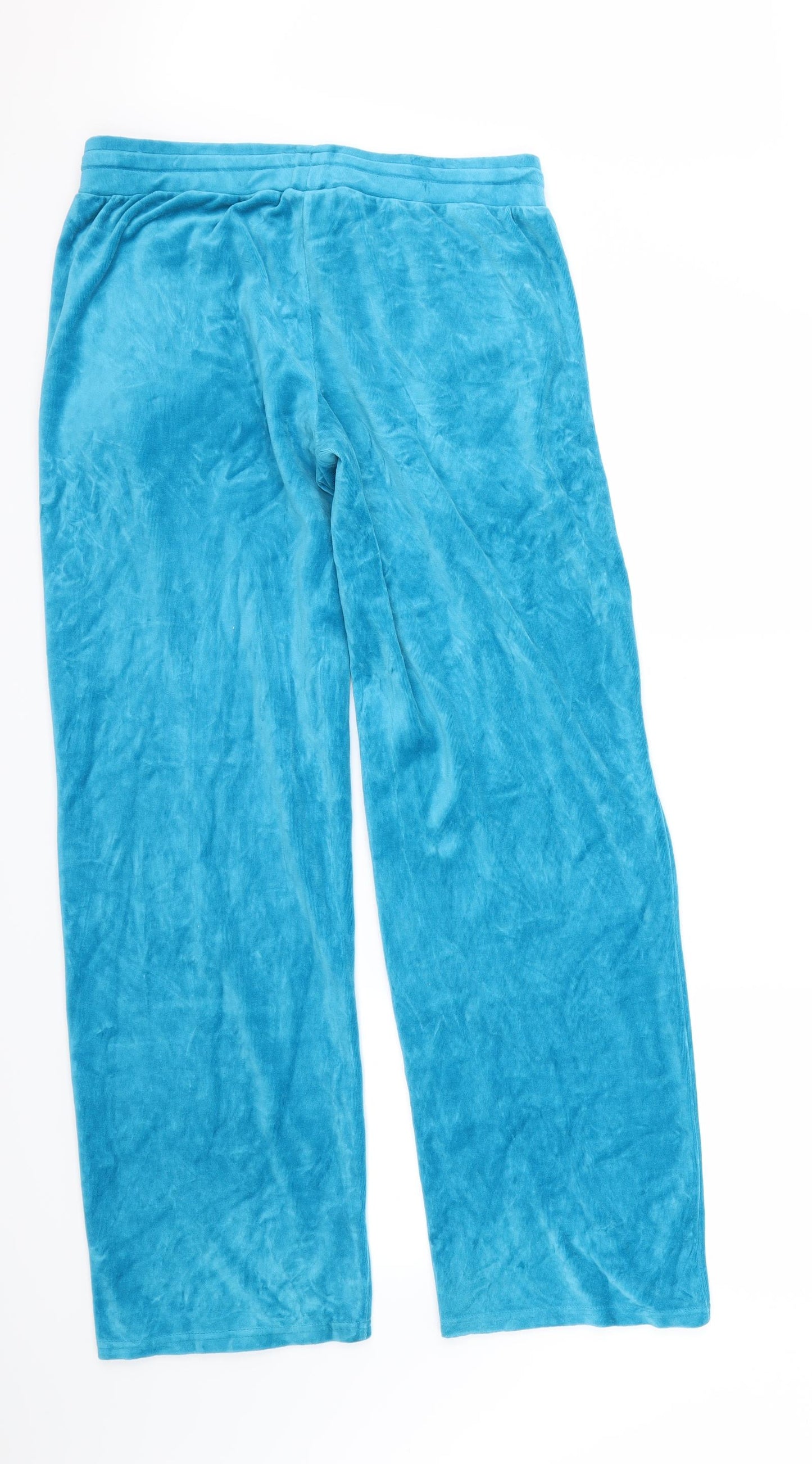 Lee Cooper Womens Blue   Jogger Trousers Size 12 L30.5 in
