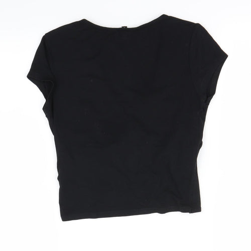 River Island Womens Black   Basic Tank Size 8
