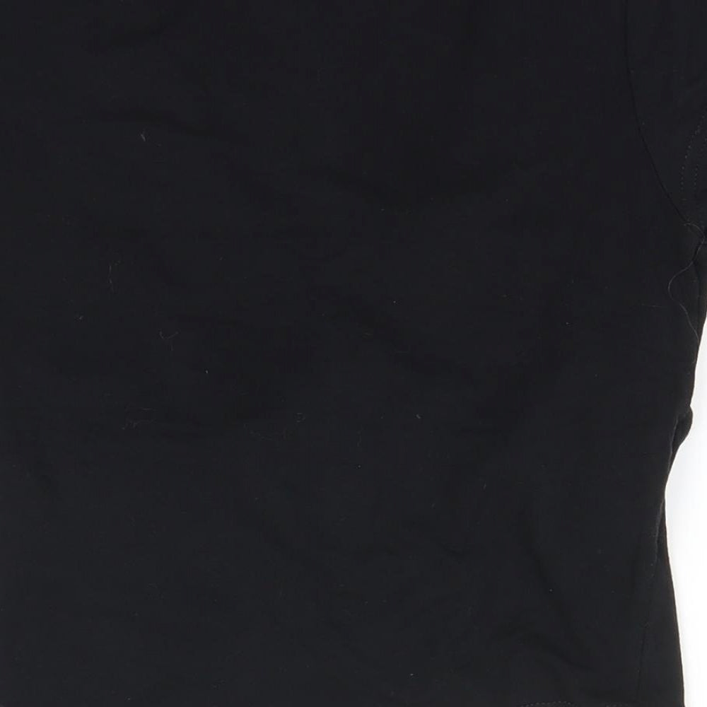 River Island Womens Black   Basic Tank Size 8