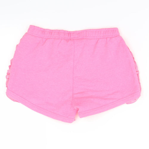I love girls wear Girls Pink   Cut-Off Shorts Size 9 Years