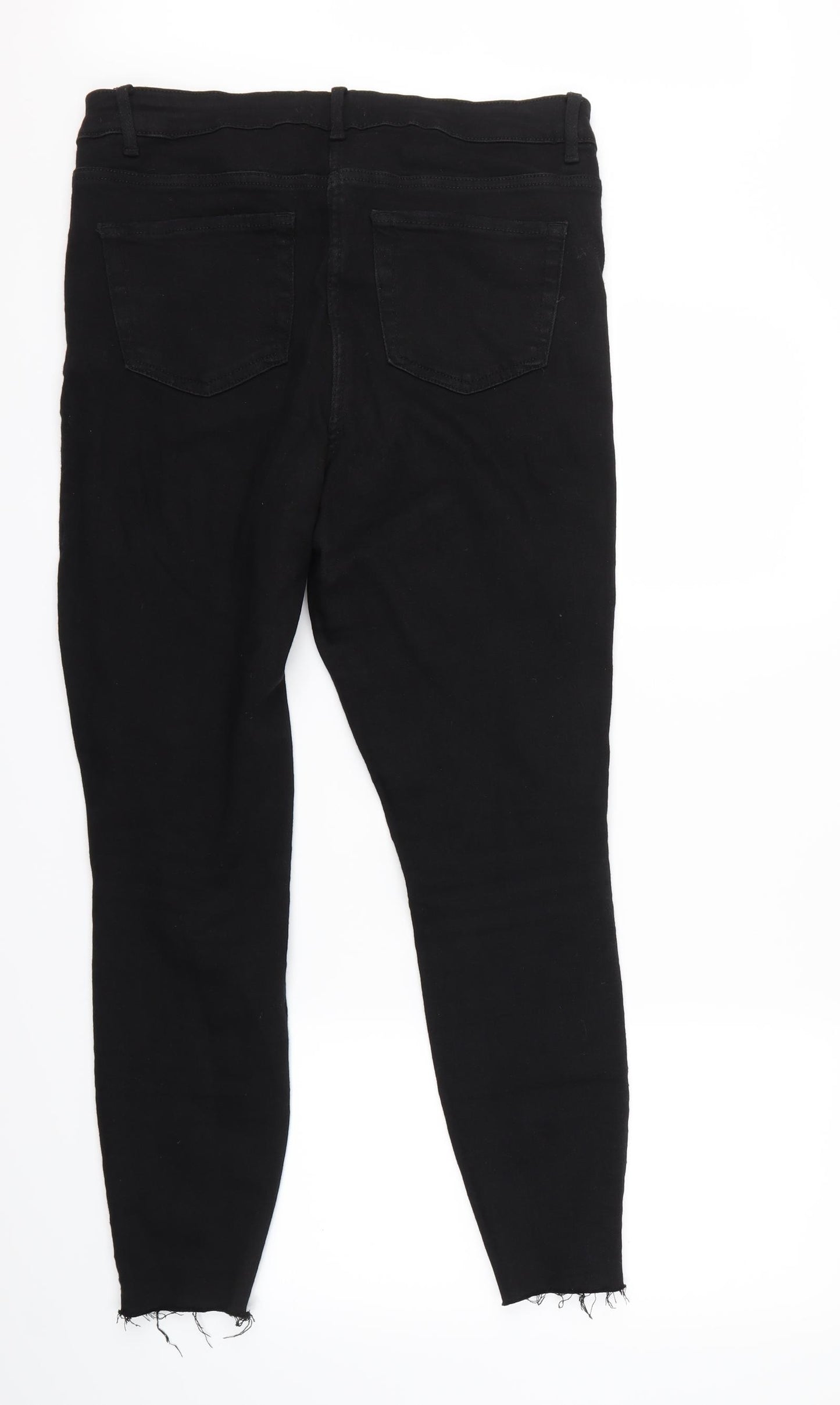 Papaya Womens Black   Skinny Jeans Size 16 L28 in