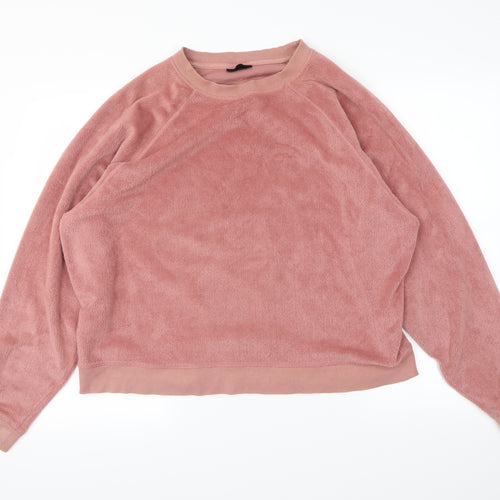 Topshop Womens Pink   Pullover Jumper Size 12