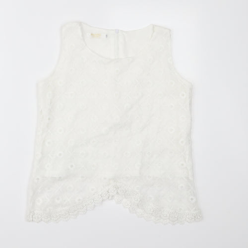 Mosnova Womens   Lace Basic Blouse Size S