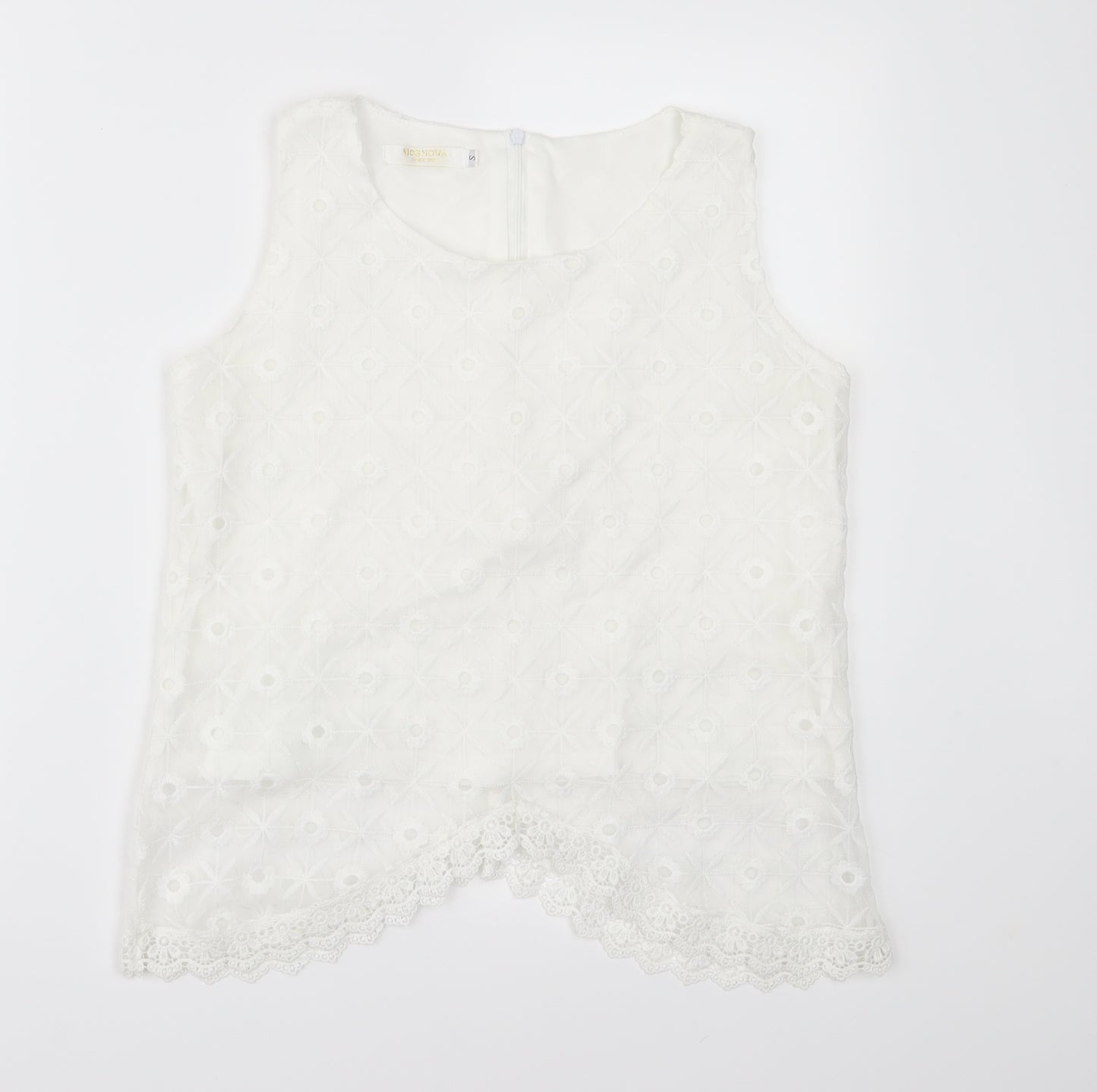 Mosnova Womens   Lace Basic Blouse Size S