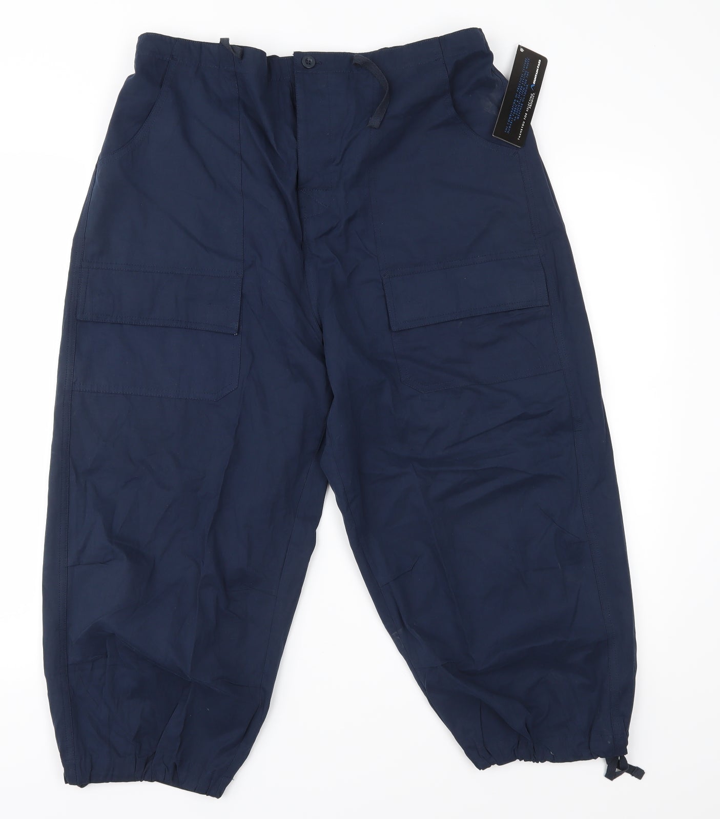 Mountain Pass Mens Blue   Cropped Trousers Size L L20 in