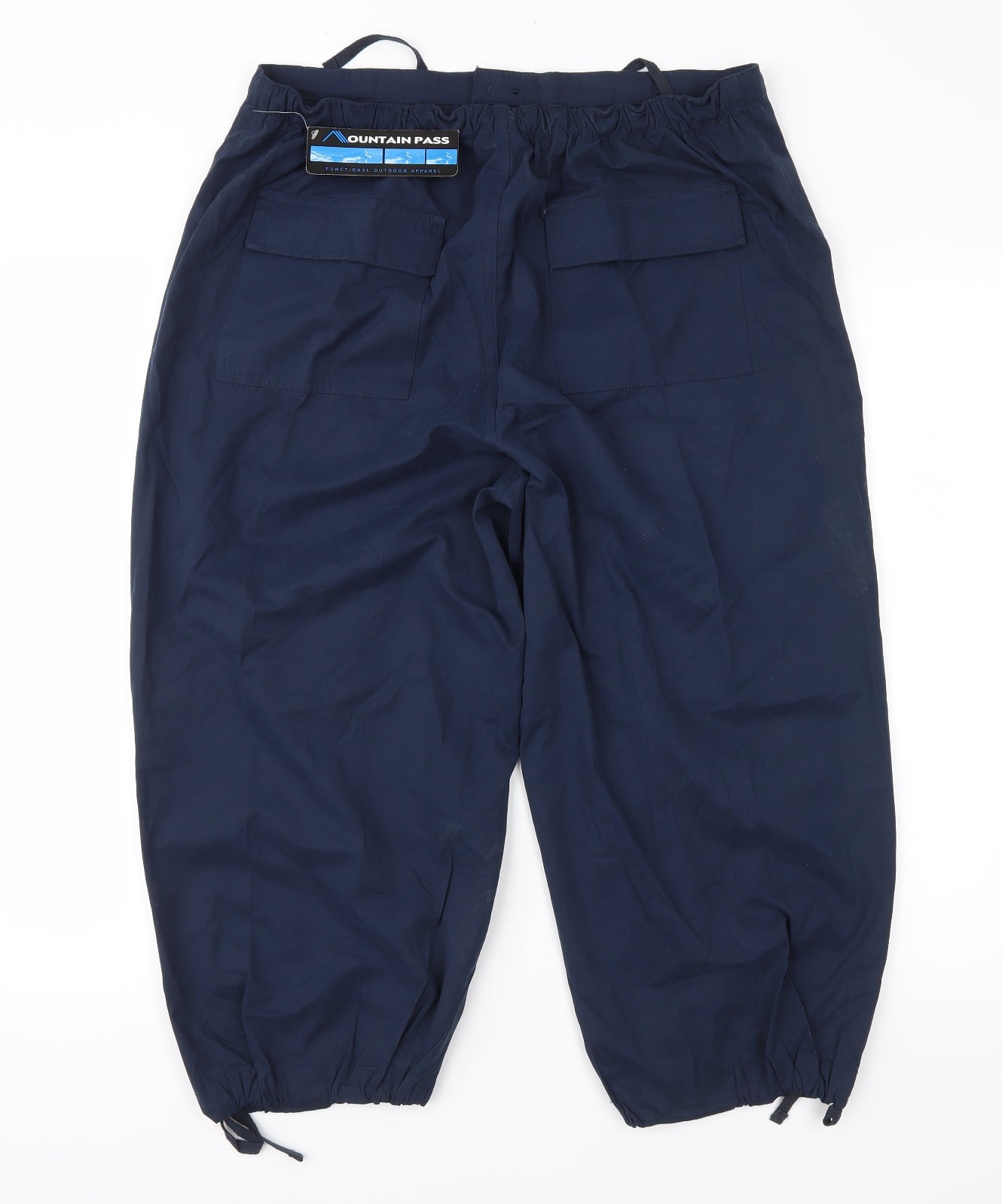 Mountain Pass Mens Blue   Cropped Trousers Size L L20 in