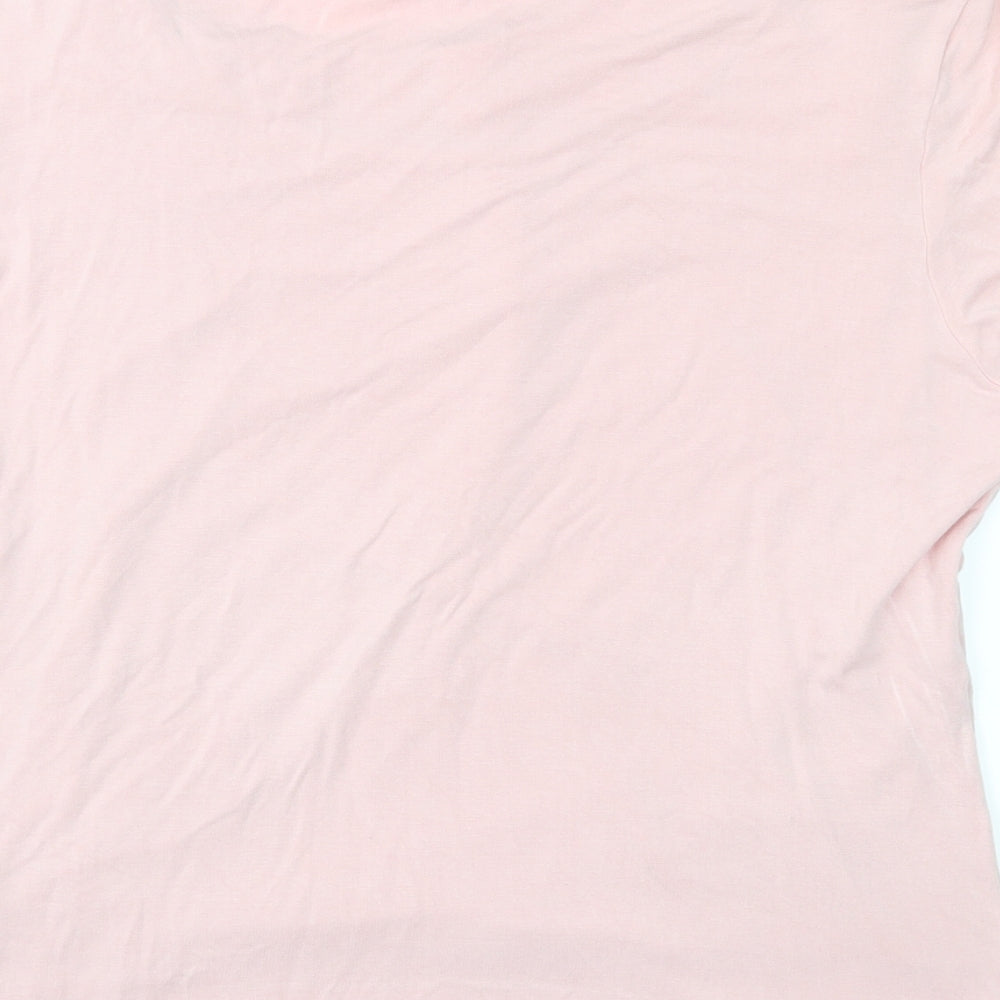 Together Womens Pink  Jersey Basic Blouse Size 18