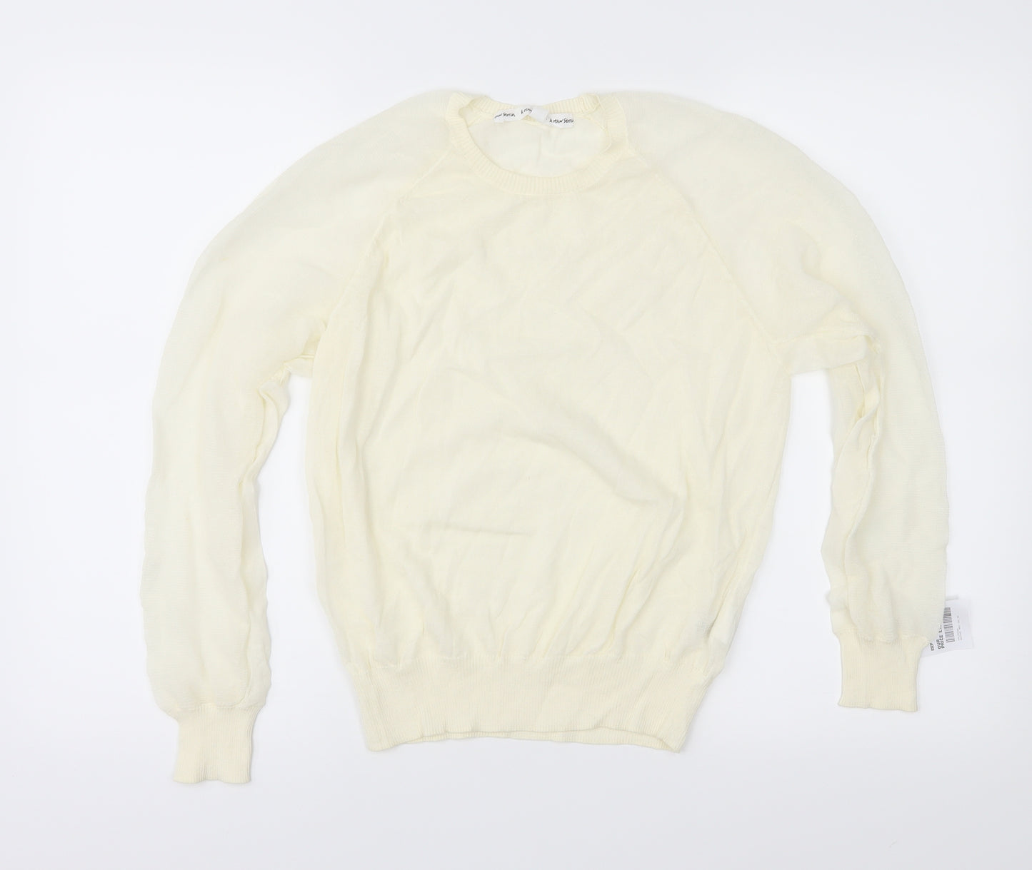 & Other Stories Womens Ivory  Knit Pullover Jumper Size M