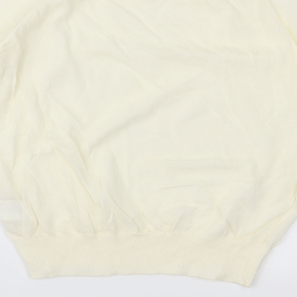 & Other Stories Womens Ivory  Knit Pullover Jumper Size M