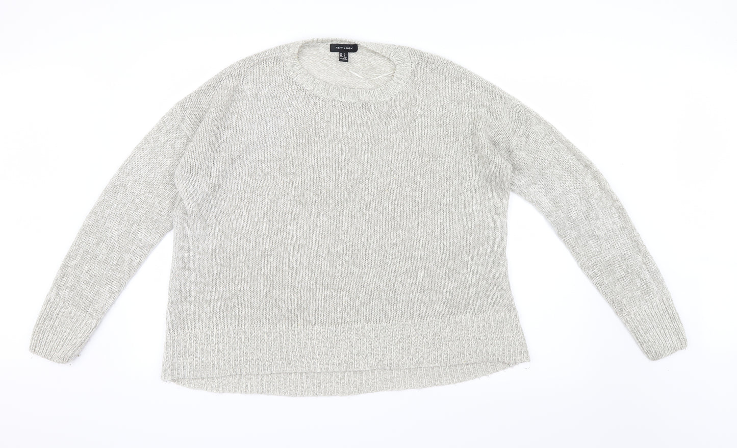 New Look Womens Ivory  Knit Pullover Jumper Size L