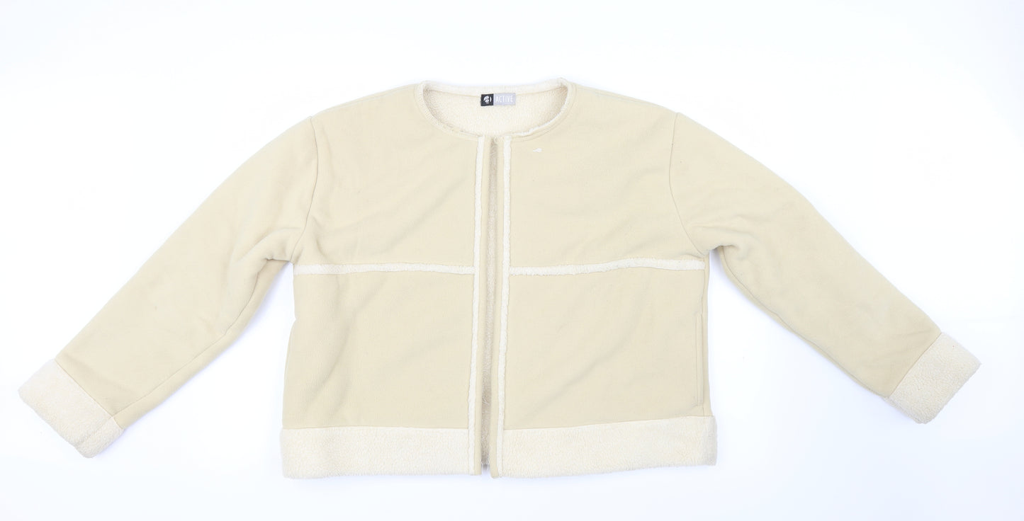 Active Womens Ivory   Jacket  Size 18