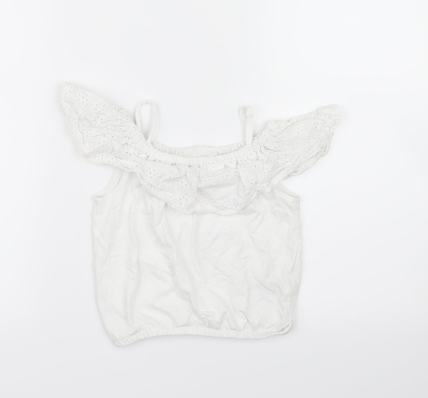Very  Girls White   Basic Blouse Size 3-4 Years