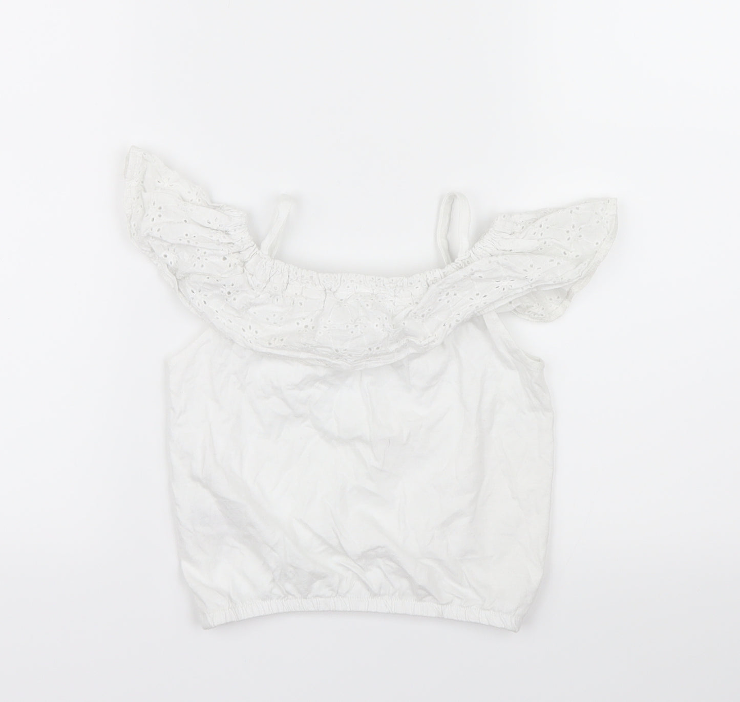 Very  Girls White   Basic Blouse Size 3-4 Years