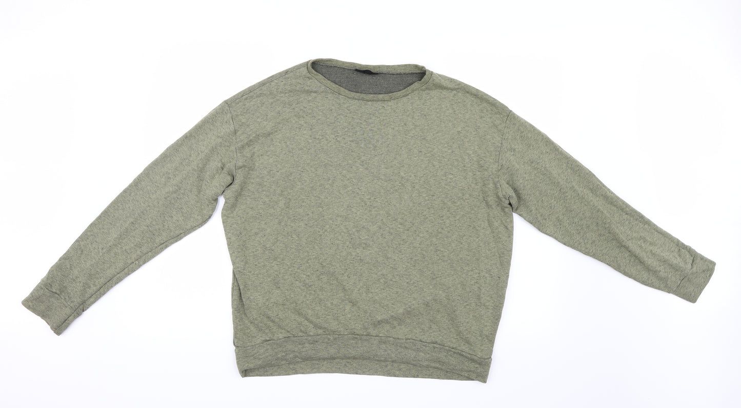 Topshop Womens Green   Pullover Jumper Size 12