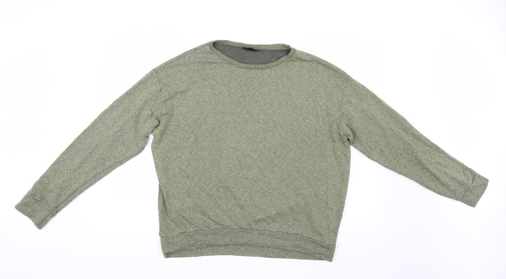 Topshop Womens Green Pullover Jumper Size 12