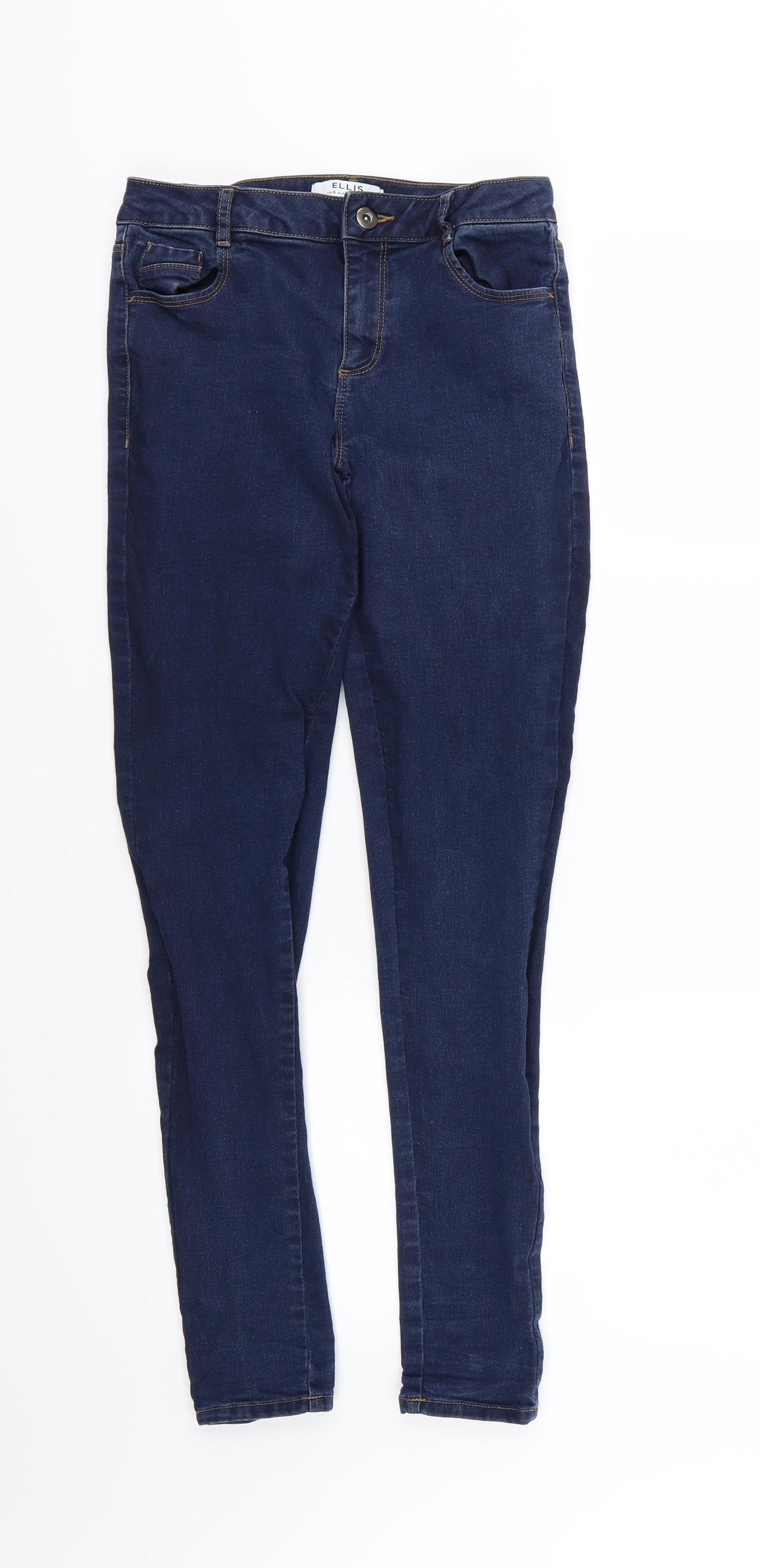 Dorothy Perkins Womens Blue  Denim Skinny Jeans Size 8 L28 in