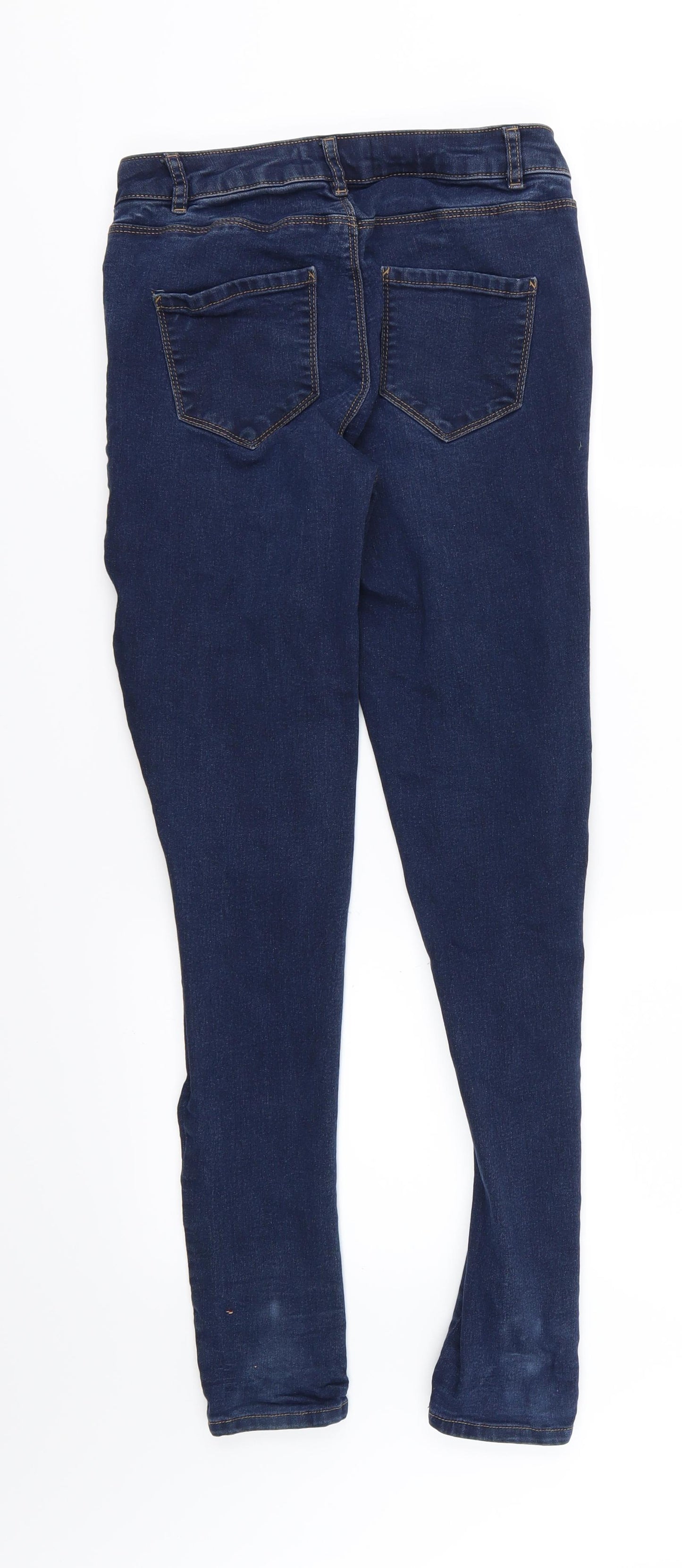 Dorothy Perkins Womens Blue  Denim Skinny Jeans Size 8 L28 in
