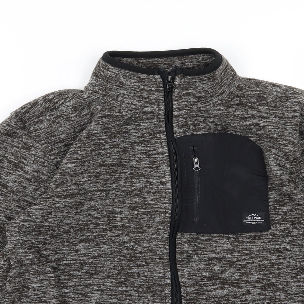 George Boys Grey  Fleece Jacket  Size 12-13 Years