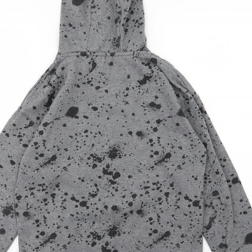 Primark Boys Grey  Jersey Pullover Hoodie Size 13-14 Years  - Skate all day