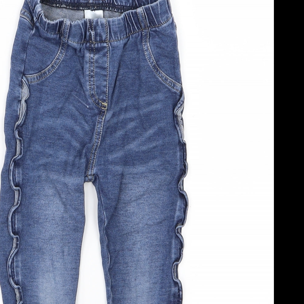 NEXT Girls Blue  Denim Jegging Jeans Size 3-4 Years