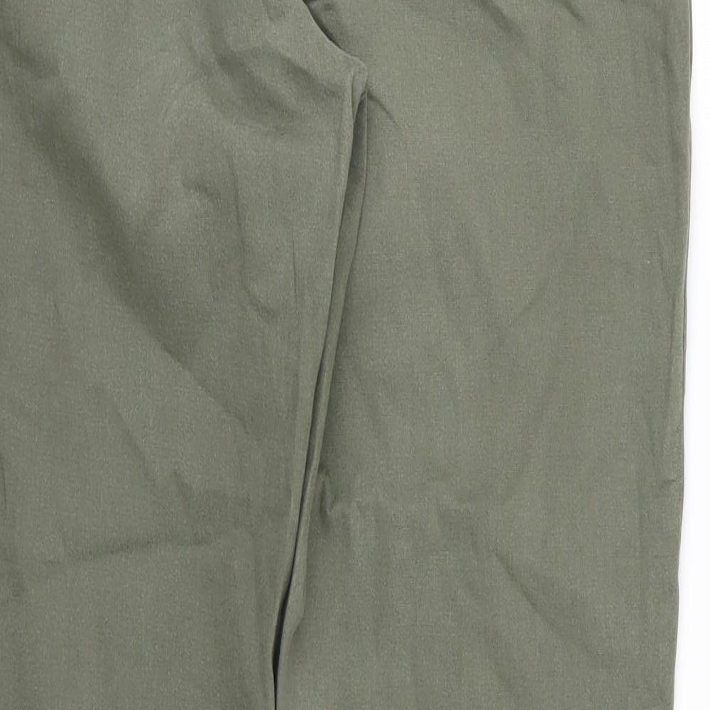 Peacocks Womens Green  Denim Straight Jeans Size 16 L29 in