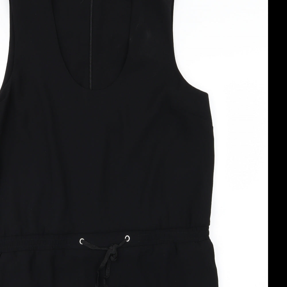 Jaeger Womens Black  Rayon Playsuit One-Piece Size 16 L5 in